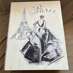 Paris Themed Art Book for storage